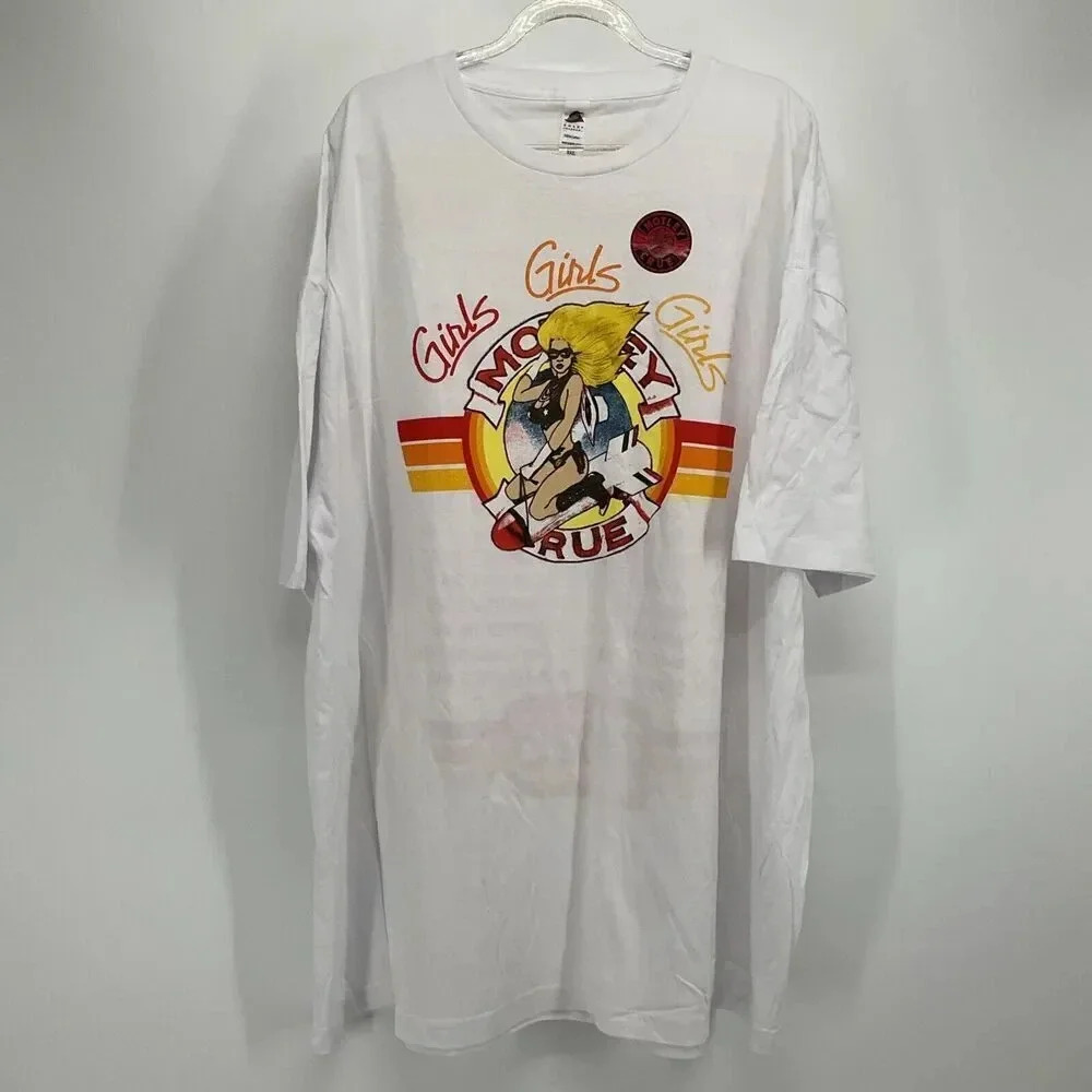 Motley Crue Authentic Stadium Tour Concert Band Shirt 2022 Girls Girls Girls 3XL